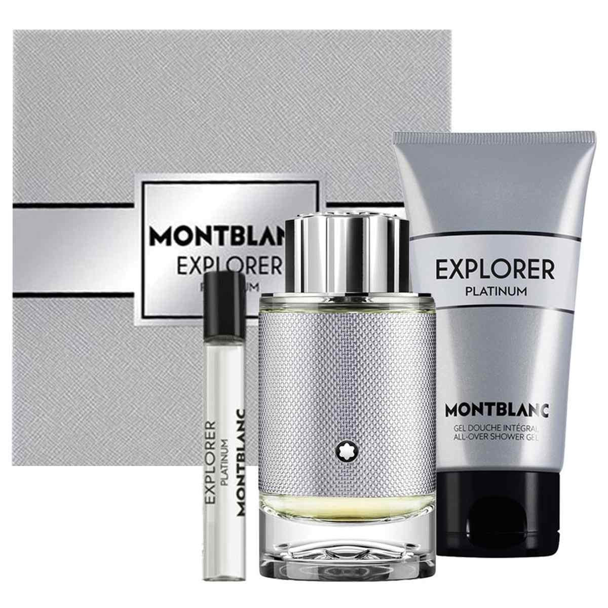 SET MONTBLANC PLATINUM EDP 100ML+100+7.5