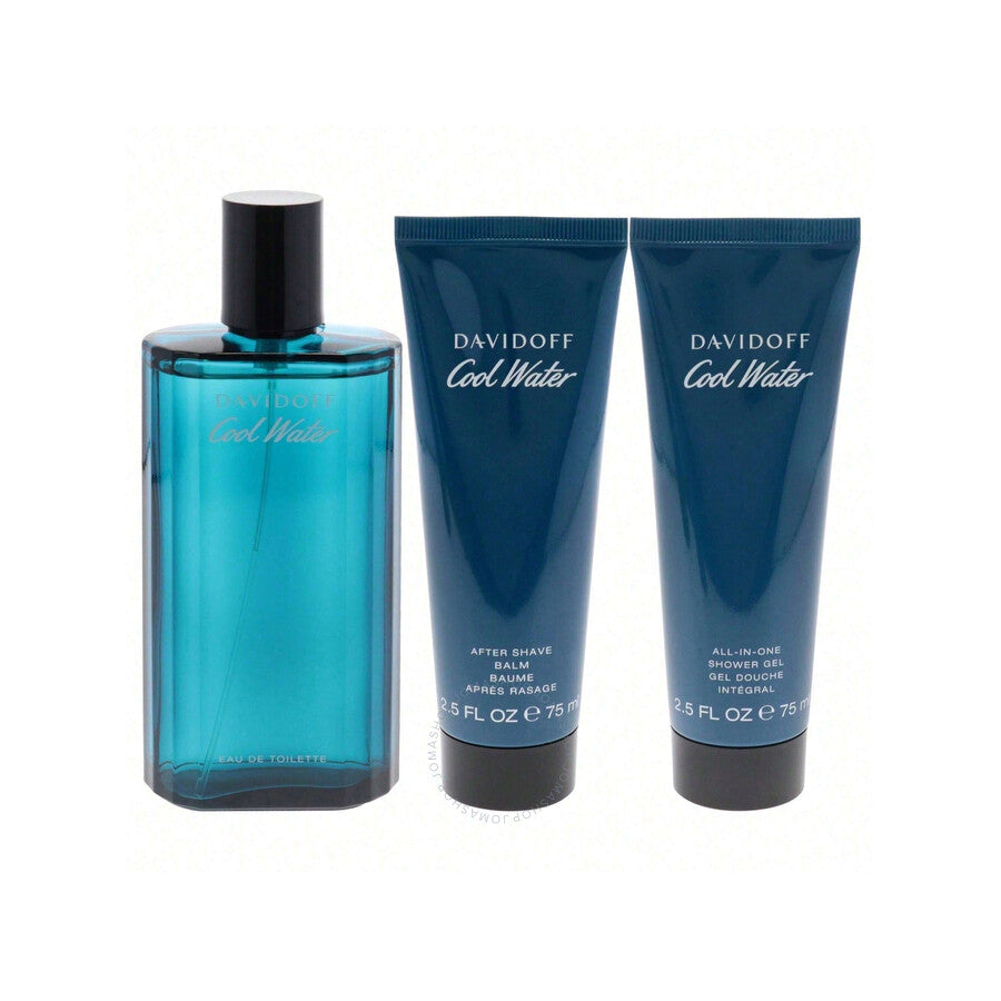 SET COOL WATER MEN EDT 125ML+75ML+75ML